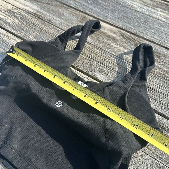 Lululemon Align Ribbed Henley Tank Top Black Ribbed size 8 NWT - Picture 4 of 7